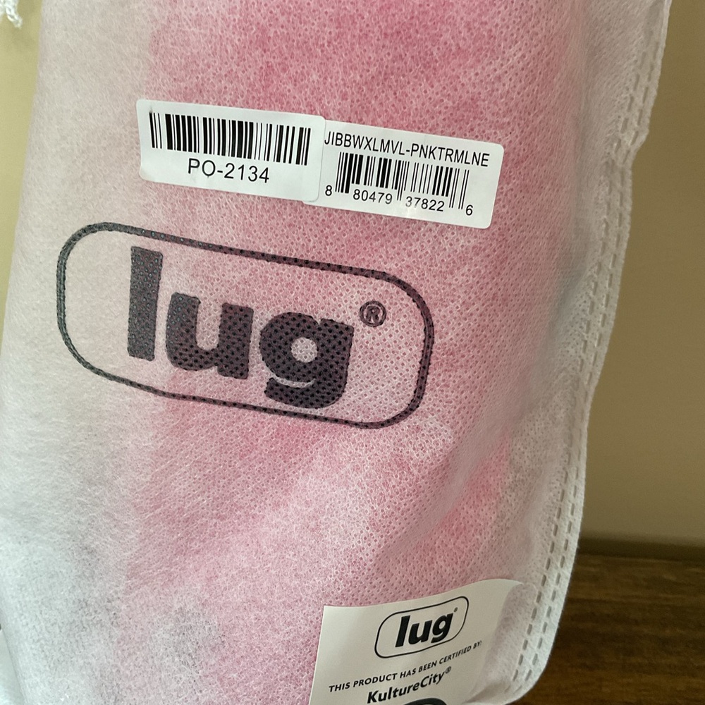 Lug Jib Matte Luxe Vegan Leather. Pink Tourmaline. NWT - Picture 7 of 7